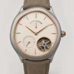 Cream Dial Open Heart Leather Strap Dress Watch with Craft Options